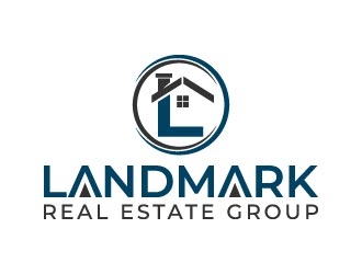 Landmark Real Estate Group logo design by pixalrahul