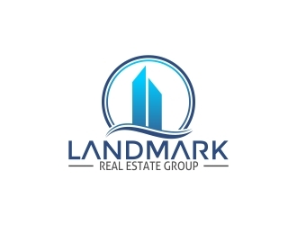 Landmark Real Estate Group logo design by onetm