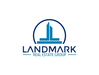 Landmark Real Estate Group logo design by onetm