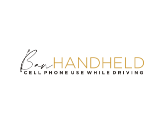 Ban Handheld Cell Phone Use While Driving logo design by bricton