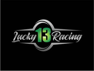 Lucky 13 Racing logo design by up2date