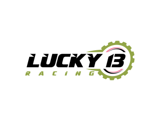 Lucky 13 Racing logo design by oke2angconcept