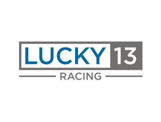 Lucky 13 Racing logo design by rief