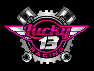 Lucky 13 Racing logo design by THOR_
