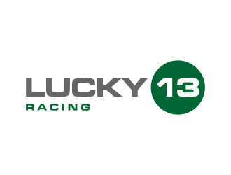 Lucky 13 Racing logo design by p0peye