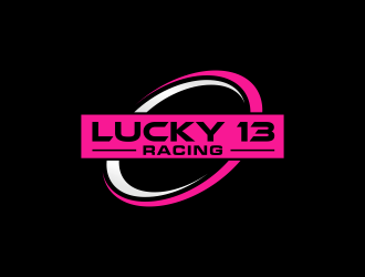 Lucky 13 Racing logo design by ammad