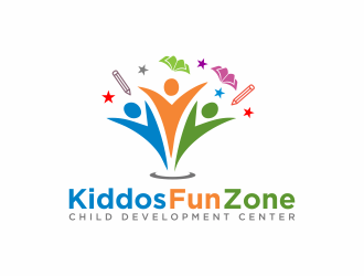 Kiddos Fun Zone Child Development Center logo design by hidro