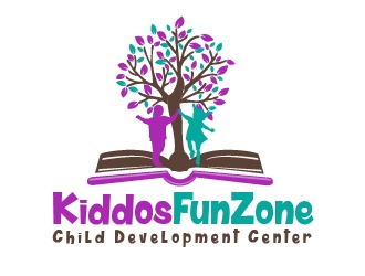 Kiddos Fun Zone Child Development Center logo design by shravya