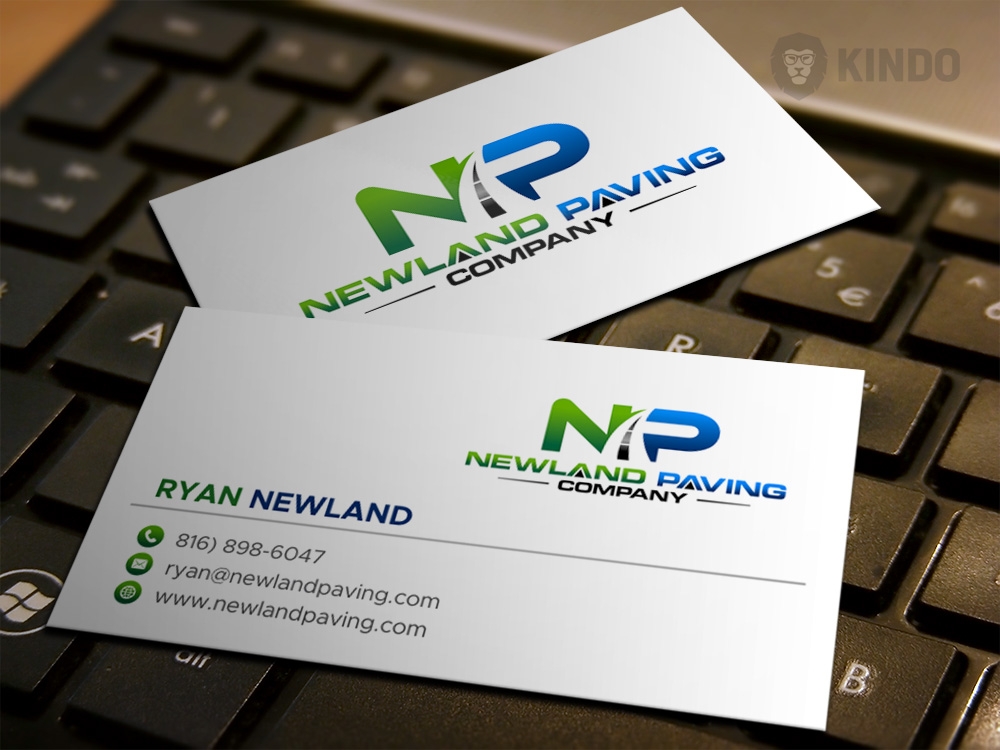 Newland Paving Company  logo design by Kindo