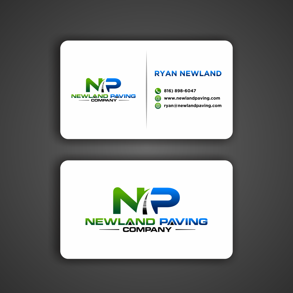 Newland Paving Company  logo design by done