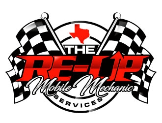 Deion’s mobile mechanic service  or the re-up mobile mechanic services  logo design by Suvendu