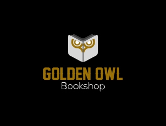 Golden Owl Bookshop  logo design by Dianasari