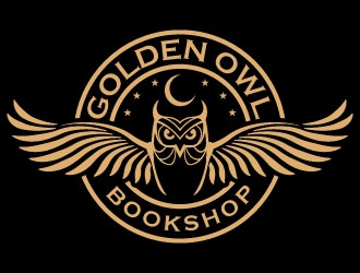 Golden Owl Bookshop  logo design by daywalker