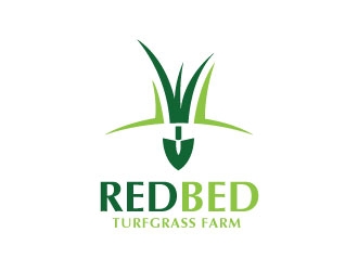 RED BED TURFGRASS FARM  logo design by sanworks