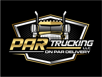 PAR Trucking, LLC logo design by onamel