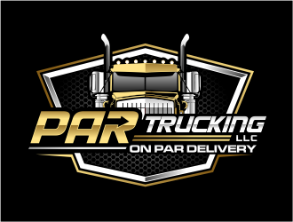 PAR Trucking, LLC logo design by onamel