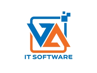 VA It Software logo design by jaize
