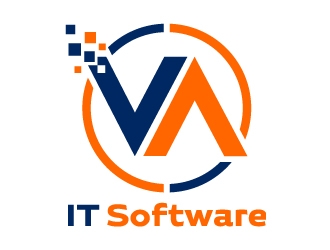 VA It Software logo design by kgcreative