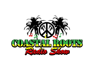 Coastal Roots Radio Show logo design by iamjason