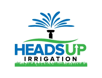 HeadsUp Irrigation logo design by jaize