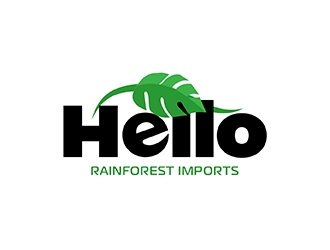 Hello Rainforest Imports  logo design by il-in
