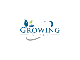 Growing Vibes logo design by clayjensen