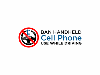 Ban Handheld Cell Phone Use While Driving logo design by ammad