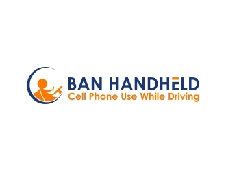 Ban Handheld Cell Phone Use While Driving logo design by MRANTASI