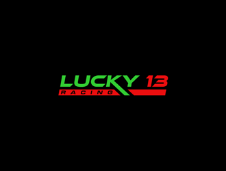 Lucky 13 Racing logo design by alby