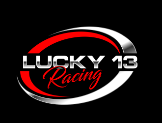 Lucky 13 Racing logo design by kopipanas
