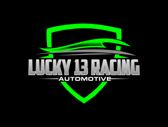 Lucky 13 Racing logo design by Greenlight