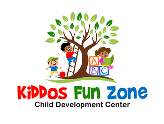 Kiddos Fun Zone Child Development Center logo design by ingepro