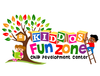 Kiddos Fun Zone Child Development Center logo design by ingepro
