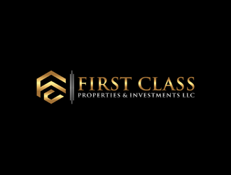 First Class Properties & Investments LLC logo design by alby