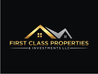 First Class Properties & Investments LLC logo design by Sheilla