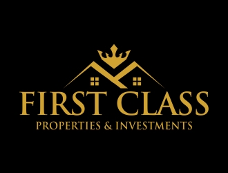 First Class Properties & Investments LLC logo design by cikiyunn
