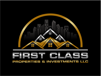 First Class Properties & Investments LLC logo design by Girly