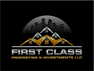 First Class Properties & Investments LLC logo design by Girly