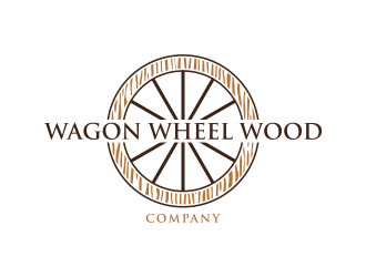 Wagon Wheel Wood Company logo design by ammad