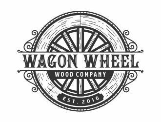 Wagon Wheel Wood Company logo design by Eko_Kurniawan