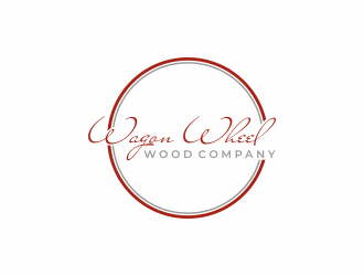 Wagon Wheel Wood Company logo design by luckyprasetyo