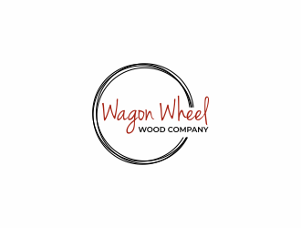 Wagon Wheel Wood Company logo design by luckyprasetyo