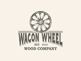 Wagon Wheel Wood Company logo design by MCXL