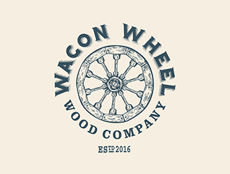 Wagon Wheel Wood Company logo design by MCXL