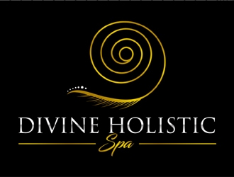 DIVINE HOLISTIC SPA  logo design by MAXR