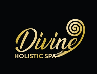 DIVINE HOLISTIC SPA  logo design by Roma