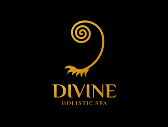 DIVINE HOLISTIC SPA  logo design by aldesign