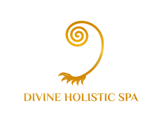 DIVINE HOLISTIC SPA  logo design by aldesign