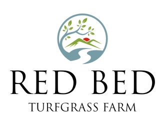 RED BED TURFGRASS FARM  logo design by jetzu