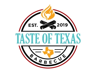 Taste of Texas Barbecue logo design by cybil